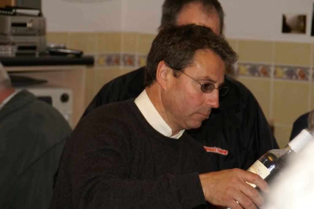 Der Chef läßt uns degustieren